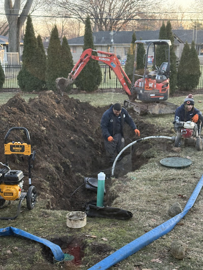 Septic tank repair completed in one day by FreeFlow Environmental in Michigan City Indiana